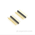1,0 mm de cabeçalho de pino único ângulo reto